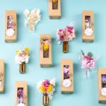 Mini Bouquet Αποξηραμένων Λουλουδιών σε Γυάλινο Βαζάκι - Image 2